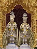 Parabrahma Bhagwan Shri Swaminarayan and Aksharbrahma Shri Gunatitanand Swami